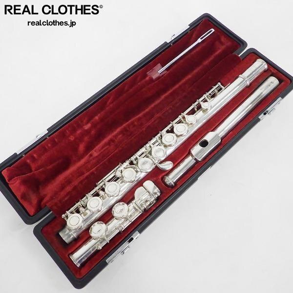 実際に弊社で買取させて頂いたYAMAHA/ヤマハ YFL-311/YFL311 フルート 頭部管銀製 Eメカ ケース付き