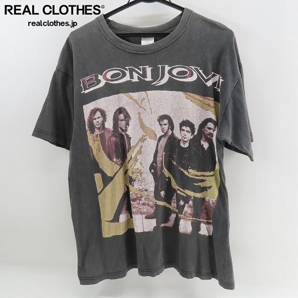 実際に弊社で買取させて頂いた☆CROSS STAR/クロススター社製 90s BON JOVI ボンジョヴィ Keep The Faith World Tour バンドTシャツ/XL /UPK