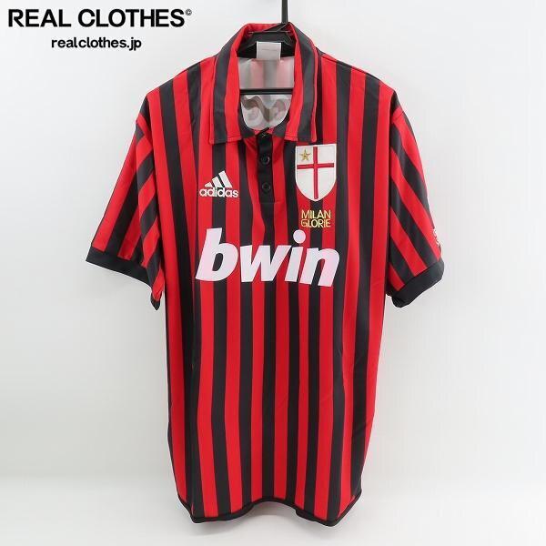 実際に弊社で買取させて頂いた【証明書付】adidas/アディダス ACミラン 2009チャリティー #18 ロベルト・バッジョ サイン入り ユニフォーム/2XO /UPK