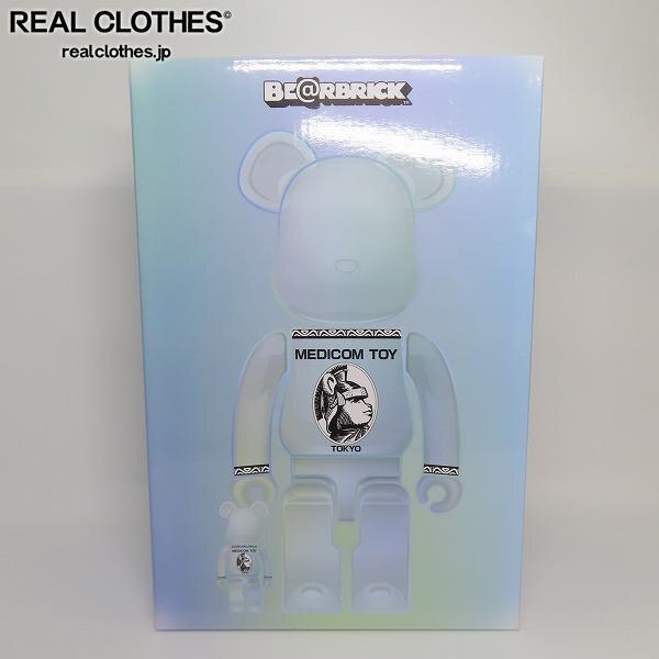 実際に弊社で買取させて頂いたMEDICOM TOY/メディコムトイ BE@RBRICK/ベアブリック CENTURION CLEAR CHROME Ver. 100％ & 400％ /080