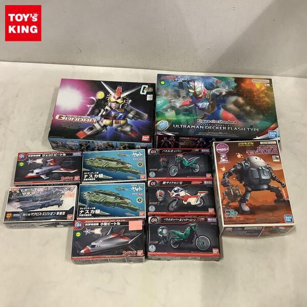 1円〜 バンダイ メカコレクション 科学特捜隊 ジェットビートル ガトランティス軍 ナスカ級 宇宙中型空母