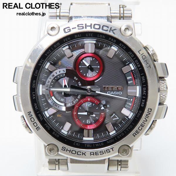 実際に弊社で買取させて頂いたG-SHOCK/Gショック MT-G Bluetooth搭載 電波ソーラー MTG-B1000D-1AJF