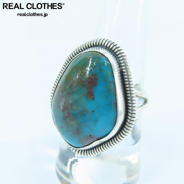 実際に弊社で買取させて頂いたZuni/ズニ族 作者不明 WB刻印 ターコイズ リング 15号 /UPK