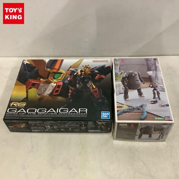 1円〜 BANDAI SPIRITS RG 勇者王ガオガイガー ガオガイガー ハンドスケール 轟雷with 20 メカトロウィーゴ ちゃいろ