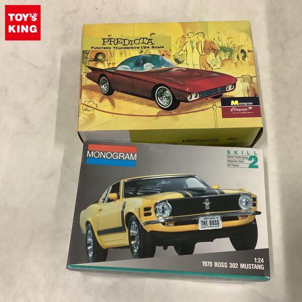 1円〜 モノグラム プレディクタ・フューチャリスティック・サンダーバード、1970 ボス 302 マスタング