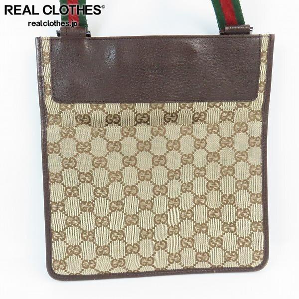 実際に弊社で買取させて頂いたGUCCI/グッチ GGキャンバス ショルダーバッグ 27639 /UPK