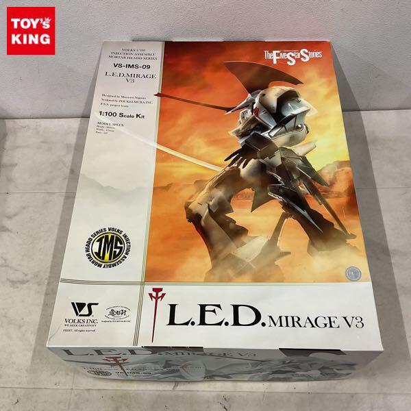 1円〜 ボークス インジェクション アッセンブリー モーターヘッドシリーズ 1/100 ファイブスター物語/FSS L.E.D.ミラージュV3
