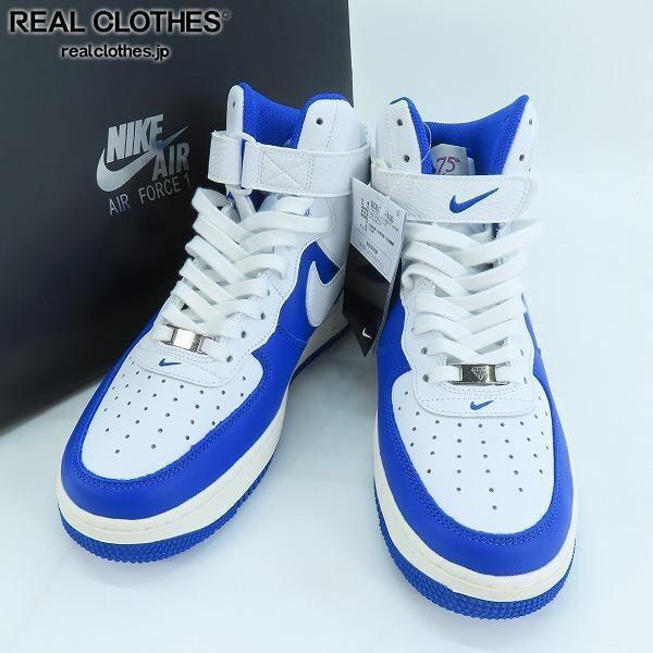 実際に弊社で買取させて頂いた【未使用】NIKE/ナイキ AIR FORCE 1 HIGH 75TH ANNIVERSARY/エアフォース1 ハイ NBA75周年 DC8870-100/27.5
