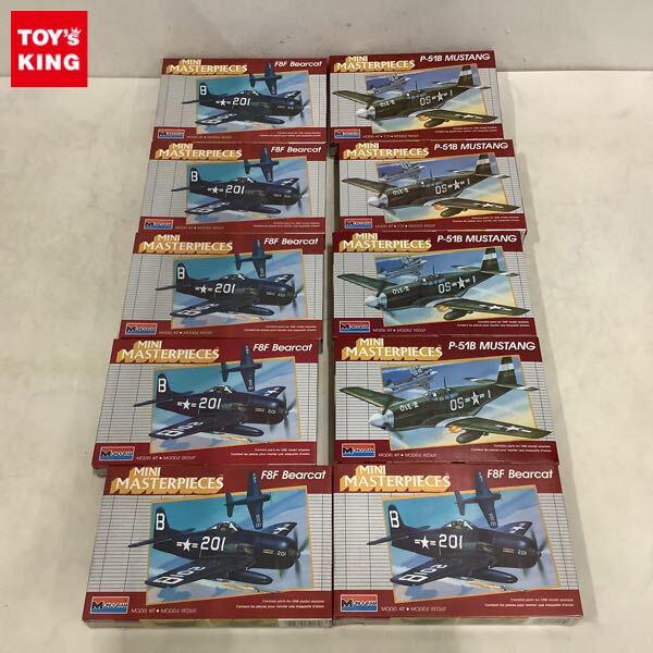1円〜 モノグラム F8F Bearcat P-51B Mustang