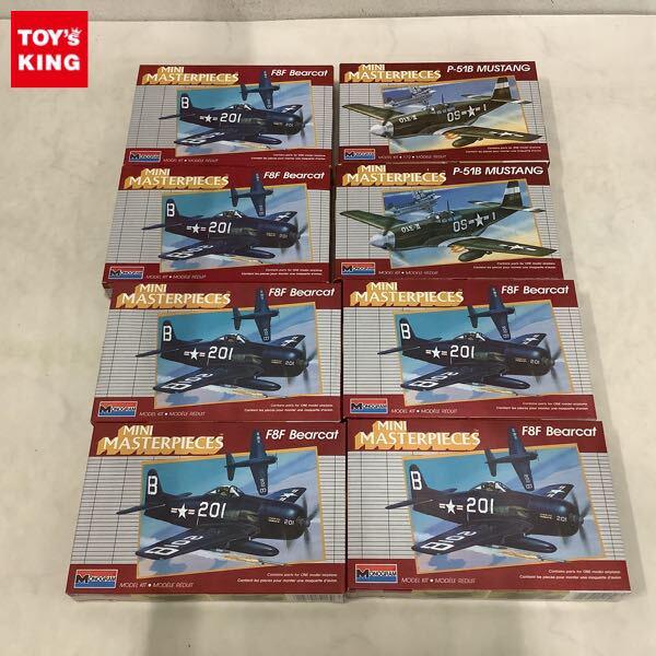 1円〜 モノグラム P-51B Mustang F8F Bearcat