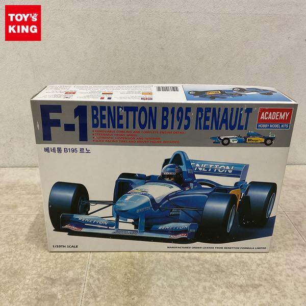 1円〜 アカデミー 1/20 F-1 ベネトン B195 ルノー