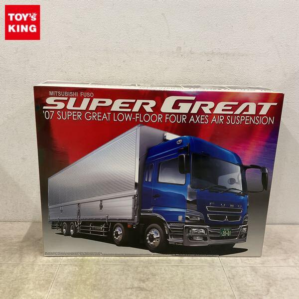 1円〜 アオシマ 1/32 三菱ふそう ’07 スーパーグレート 低床四軸エアサス仕様