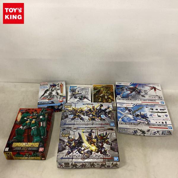 1円〜 エントリーグレード 1/144 ストライクガンダム、SDガンダム クロスシルエット トルネードガンダム