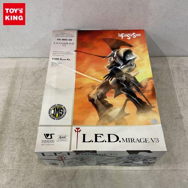 1円〜 ボークス IMS 1/100 ファイブスター物語/FSS L.E.D.ミラージュ V3