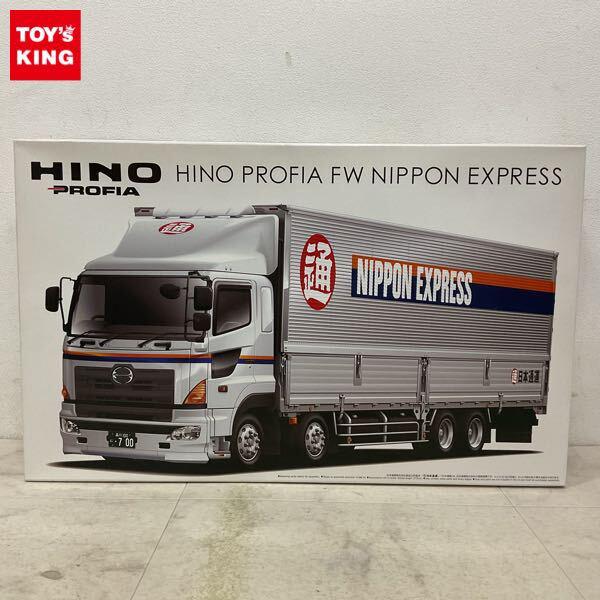 1円〜 アオシマ 1/32 日野 プロフィアFW 日本通運