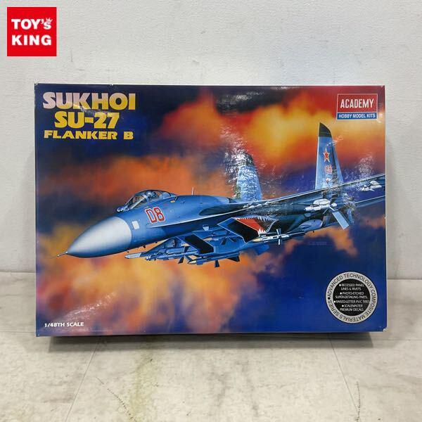 1円〜 アカデミー 1/48 SU-27 Flanker B