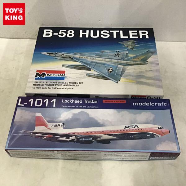 1円〜 モノグラム 1/48 B-58 ハスラー モデルクラフト 1/144 L-1011 ロッキード トライスター