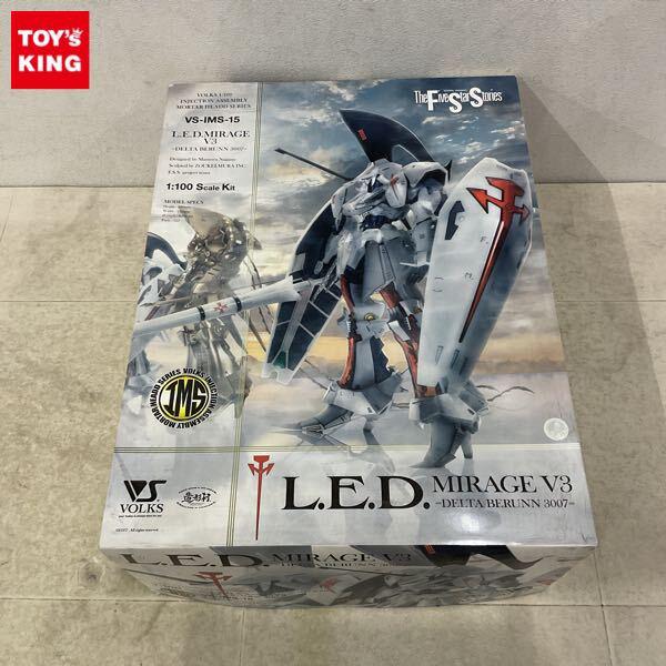 1円〜 ボークス IMS 1/100 ファイブスター物語/FSS L.E.D.ミラージュV3 デルタ・ベルン 3007