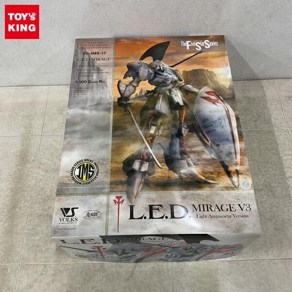 1円〜 ボークス IMS 1/100 ファイブスター物語/FSS L.E.D.ミラージュV3 軽装仕様