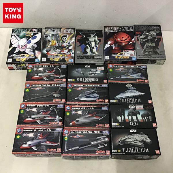 1円〜 SDガンダム クロスボーンガンダムX1 メカコレクション ウルトラセブン ウルトラホーク1号α号