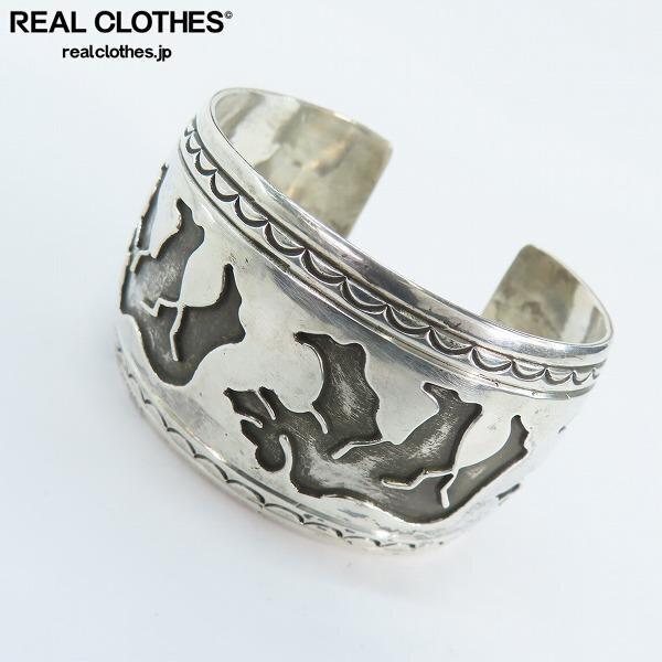 実際に弊社で買取させて頂いたHopi/ホピ族 Rosco Scott/ロスコ・スコット バングル