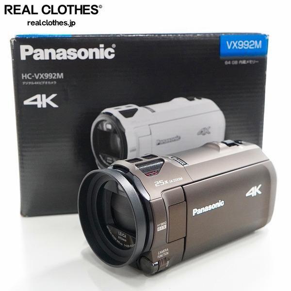 実際に弊社で買取させて頂いたPanasonic/パナソニック HC-VX992M 2021年製 4K デジタルビデオカメラ み /000