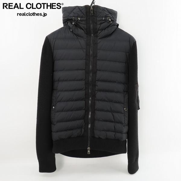 実際に弊社で買取させて頂いた☆【JPタグ】MONCLER/モンクレール MAGLIONE TRICOT CARDIGAN/切替ダウンジャケット D20919402800 /L