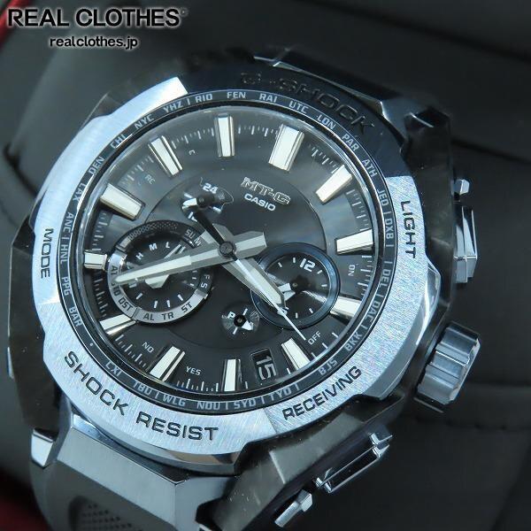 実際に弊社で買取させて頂いたG-SHOCK/Gショック MT-G タフソーラー 電波 Bluetooth アナログ腕時計 MTG-B4000B-1A2JF