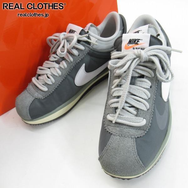 実際に弊社で買取させて頂いたsacai×NIKE/サカイ×ナイキ ZOOM CORTEZ SP IRON GREY/ズームコルテッツ アイロングレー DQ0581-001/25.5