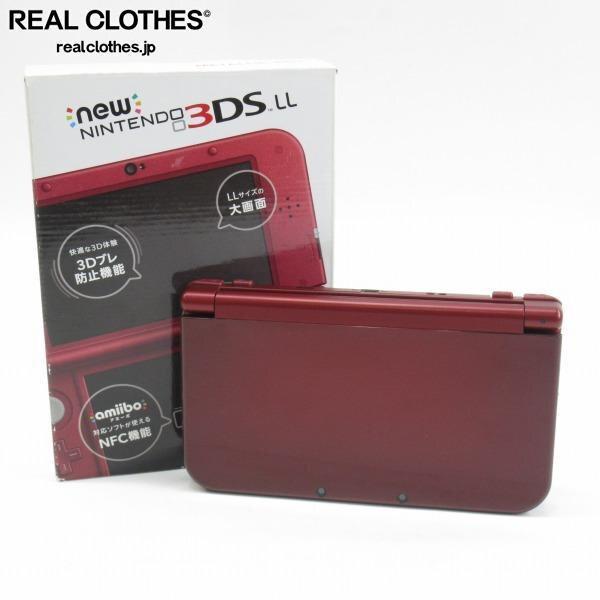 実際に弊社で買取させて頂いた任天堂/Nintendo Newニンテンドー3DS LL メタリックレッド RED-001 本体【簡易動作確認済】