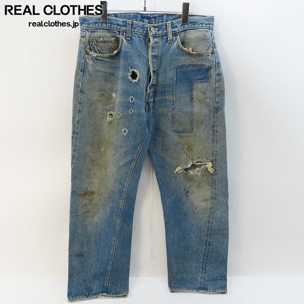 実際に弊社で買取させて頂いたLEVI'S/リーバイス 501 66前期 刻印6/スモールe/紙パッチ ヴィンテージ デニムパンツ 36