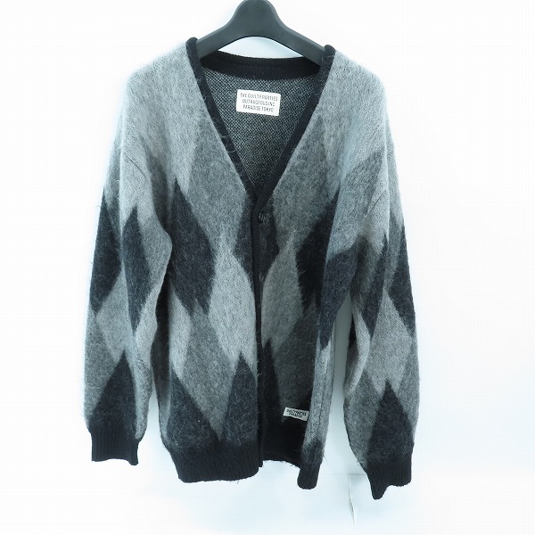 高価買取アイテムのWACKO MARIA/ワコマリア 20AW DIAMOND MOHAIR  モヘア ウール カーディガン の買取上限価格は21,000円