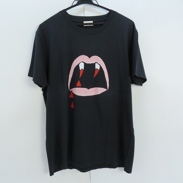 高価買取アイテムのSAINT LAURENT PARIS/サンローランパリ ブラッドラスターヴァンパイア プリントTシャツ 378983 Y2LS1 XL の買取上限価格は17,500円