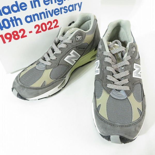 高価買取アイテムのNEW BALANCE/ニューバランス イングランド製 40周年 スニーカー M991UKF の買取上限価格は18,000円