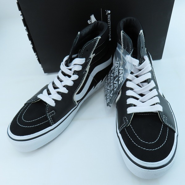 高価買取アイテムのVANS×mastermind JAPAN/バンズ×マスターマインド SK8-HI BOLT VLT LX スニーカー VN0007PSBLK の買取上限価格は10,000円