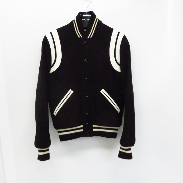 高価買取アイテムのSAINT LAURENT PARIS/サンローランパリ テディジャケット/スタジャン 354718 Y180W の買取上限価格は70,000円