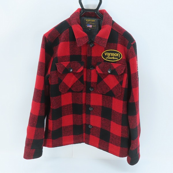高価買取アイテムのVANSON/バンソン バッファローチェック柄 スカルデザイン ウール混 ジャケット の買取上限価格は4,500円