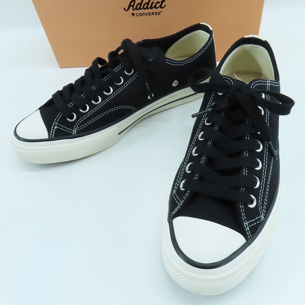 高価買取アイテムのCONVERSE/コンバース ADDICT CHUCK TAYLOR CANVAS OX アディクト チャックテイラー 1AD989 の買取上限価格は14,000円
