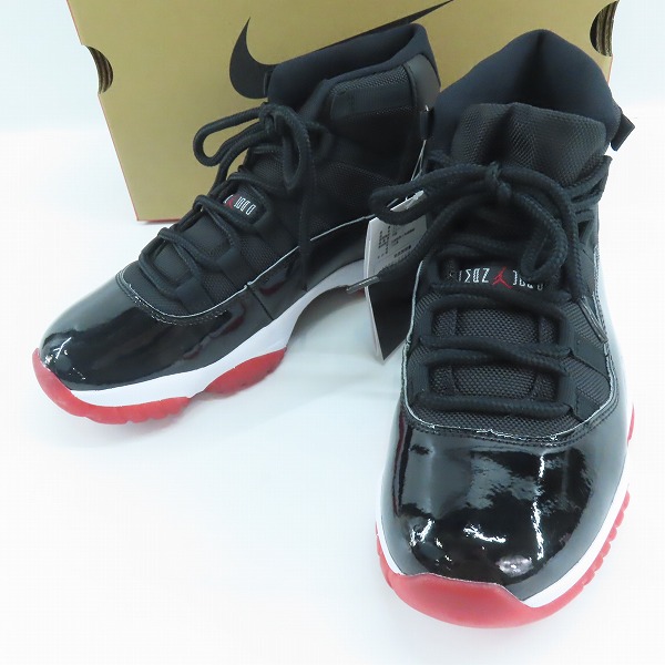 高価買取アイテムのNike Air Jordan 11 Retro "Bred" 378037-061 の買取上限価格は25,000円