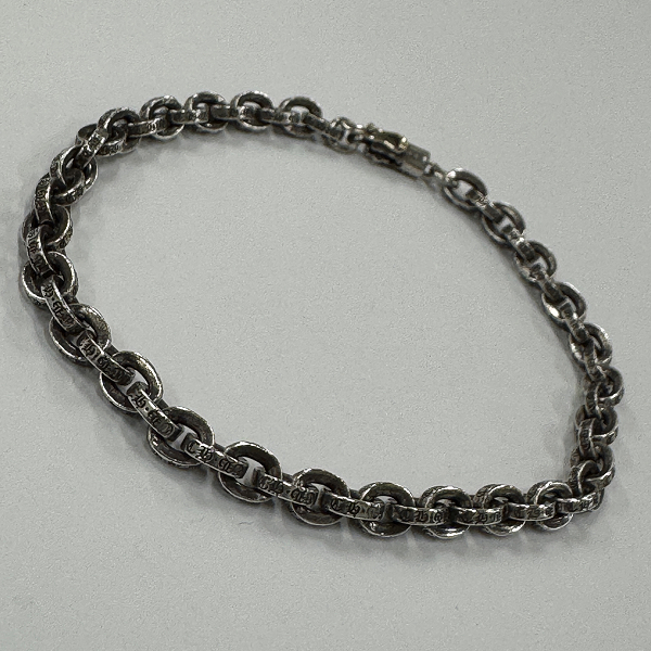高価買取アイテムのCHROME HEARTS/クロムハーツ PAPER CHAIN/ペーパーチェーンブレスレット 7インチ の買取上限価格は170,000円
