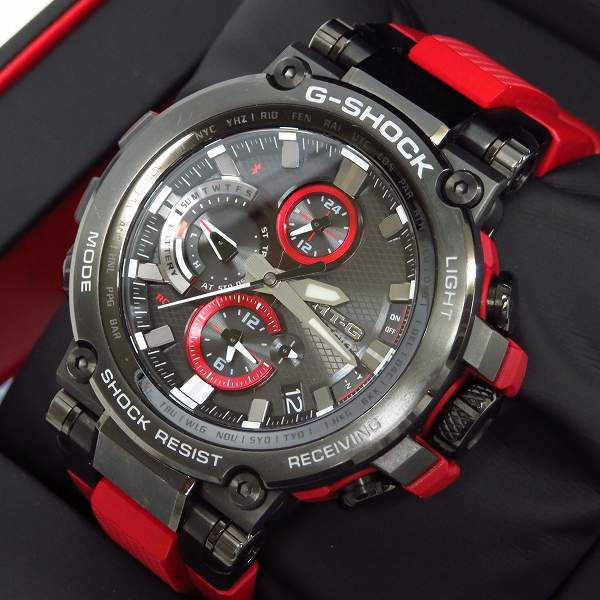 高価買取アイテムのG-SHOCK/Gショック MT-G ミドルサイズ Bluetooth搭載 電波ソーラー/MTG-B1000B-1A4JF の買取上限価格は35,000円